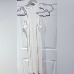 White maxi dress